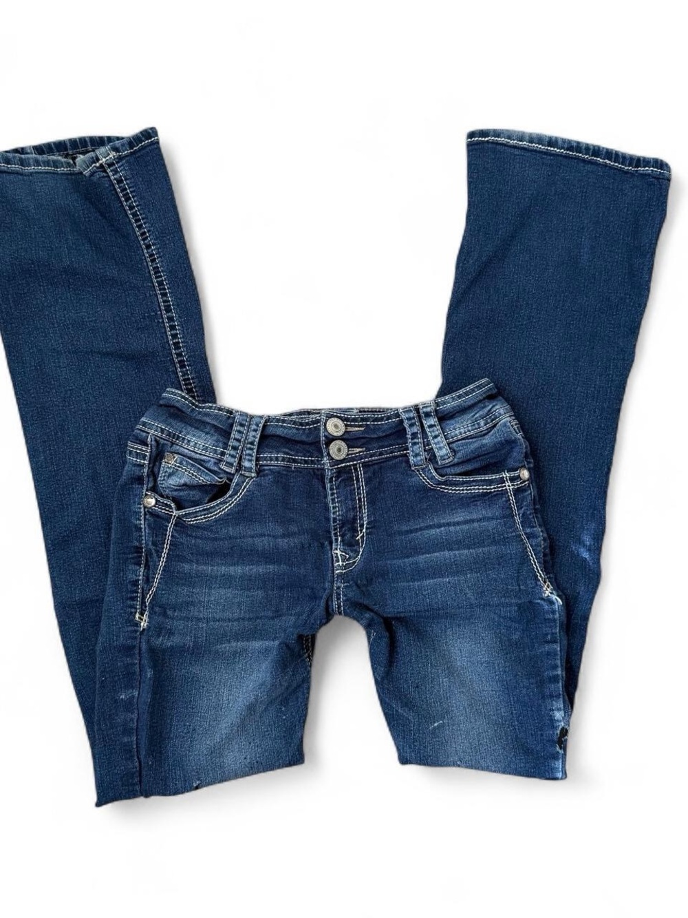 Y2K Wallflower Low Rise Stretch Bootcut Jeans Flap Pocket Women’s Size 5